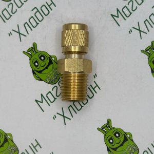 Штуцер с кл. Шредера 1/4SAE - 1/4NPT с колпачком