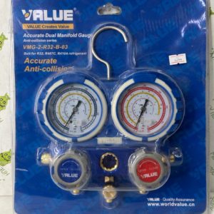 Манометрический коллектор двухвентильный Value VMG-2-R32-B-03, для R32, R134a, R410a, R407c