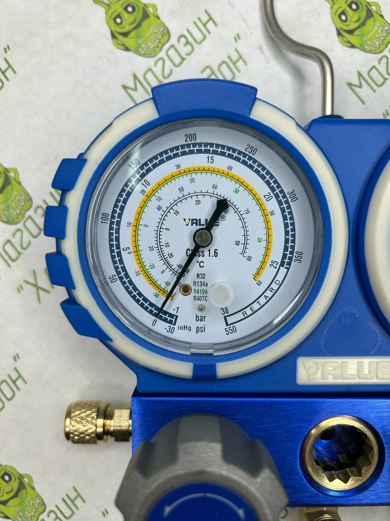 Манометрический коллектор двухвентильный Value VMG-2-R32-B-03, для R32, R134a, R410a, R407c — изображение 4